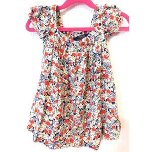 Polo Ralph Lauren Girls Size 6 Floral Flowy Sleeveless Shirt Top Flower